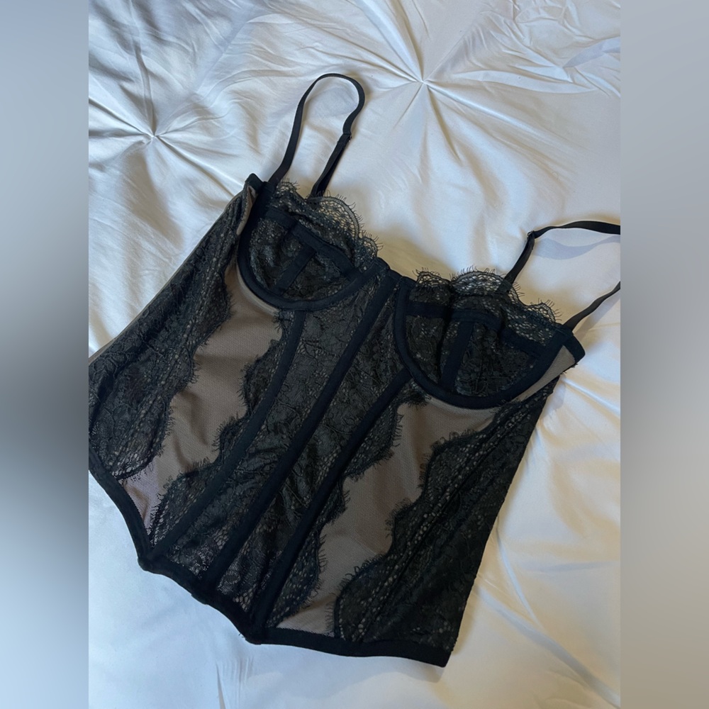 Urban outfitters black corset